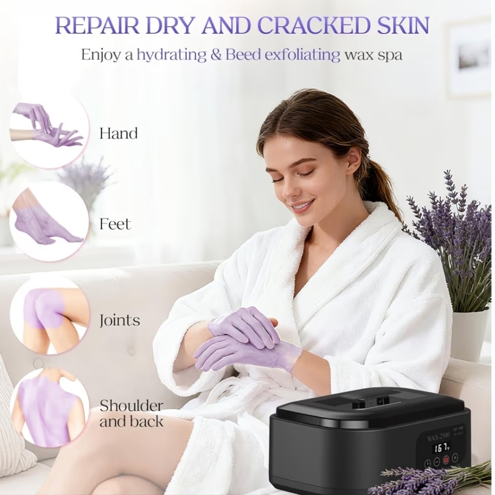 Paraffin Wax Refills, 10 Pack Lavender Scented Paraffin Wax - Picture 5 of 6